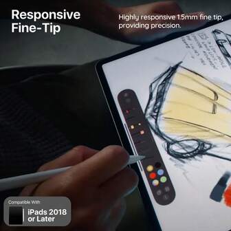 Compatible With Apple Pencil Stylus Pencil Hand Rejection Inclined Pressure Sensitivity Compatible With Ipad Air 11 5 4 3 M3 M2 A16 Pro 13 11th M4 12.9 Stylus Pen 10 9 9th 10th Generation Mini 6 7