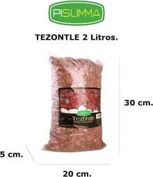 PISUMMA Arena de Tezontle Rojo Natural – Sustrato Volcánico de 2L para Jardinería, Drenaje y Decoración |   Ideal para Macetas, Senderos y Paisajismo Sustentable - 1 - Ver 6