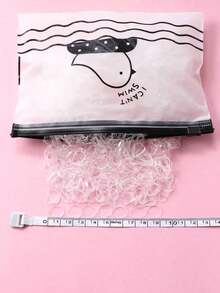 2000pcs Small Size Hair Scrunchies/Elastic Hair Ties For Women, Disposable Ponytail Holders, Rubber Band, Hair Rope Hair Accessories Head Accessories Elastic Band - 無色 - 查看 3