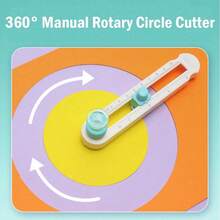 Circular Cutter, Circular Cutter, Circular Cutter, Stationery, Circular Cutter, Logistics Paper Cutter, Line Circular Cutting, Circular Cutter, Paper Cutting, Precision, Adjustable Cutting, Easy To Use, Convenient For Kindergarten, Children, DIY, Handmade, Crafts