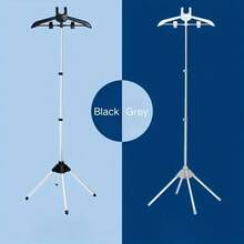 Foldable Floor-Standing Garment Steamer Rack With Handheld Ironing Board, Adjustable Telescopic Accessories, Home Use Floor-Standing Handheld Garment Steamer Rack - Multicolor - View 5