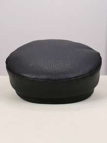 Șapcă Newsboy pentru femei, 1 buc., stil punk, cu blană, nituri și cataramă din piele, beretă rebelă, potrivită pentru naveta zilnică sau petrecere/eveniment - Multicolor - Vizualizare 5