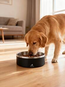 Meoky 24/42/64 Oz Pet Bowls, Three-Layer Vacuum Stainless Steel, Non-Slip, Spill-Proof, And Durable, Water And Food Trays; Suitable For Cats, Dogs, And Other Pets; - 1L - View 7