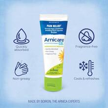 AWYYBoiron Arnicare Gel For Relief Of Joint Pain Muscle Pain Muscle Soreness And Swelling From Bruises Or Injury - N-Greasy And Fragrance-Free - 2.6 Oz - 26盎司裝(1包) - 查看 3