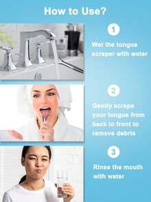 Stainless Steel Tongue Scraper 3 Models Rust-Resistant Durable,Tongue Cleaner Effective Bad Breath Removal Tongue Coating Cleaning, Portable Travel-Friendly For Adults Kids Daily Use, Family Oral Care Oral Hygiene - 銀色 - 查看 6