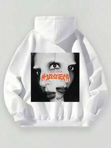 Aged Washed Cotton Crew Neck 270g Double-Sided Printing Artistic Anti Sociel Social Club Trevis Collab Graphic Y2k,Soulja,Concert,Halloween,Gothic,Vintage,Streetwear Graphic,009-AB CA3T - White 2 - 查看 9
