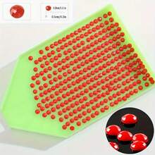 1件套无框圆形钻石画套装 - 全钻钻石画，DIY马赛克工艺套装，包含点钻笔、胶水、钻石托盘和钻石珠。适合钻石画爱好者、家居墙面装饰礼品、儿童益智玩具、减压用品。 - 彩色 - 查看 7