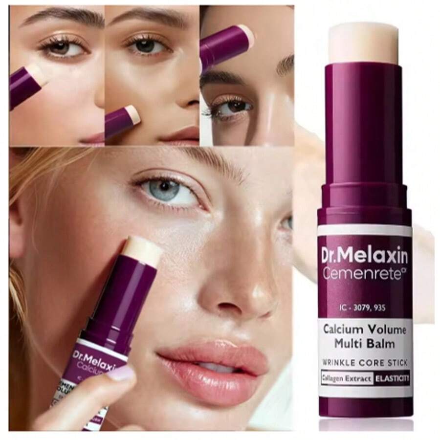 9克多功能保湿霜，韩国护肤钙质丰盈棒，胶原蛋白抗皱面部及眼部护理霜，Cemenrete钙 - 彩色 - 查看 1