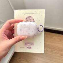 Minimalist Pink & Purple Floral Leaf Pattern Smooth Surface Shock-Proof Protective Case - Mauve Purple - View 9