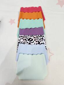 A Set Of 20 Pieces, A Combination Of Leopard Print And Solid Colors. Comfortable, Breathable And Seamless Women's Thong Underwear. They Are Opaque, Can Be Hand-Washed, And There Are A Variety Of Colors To Choose From. - Nhiều màu - Xem 7