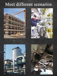 3/2/1 双装园艺手套，耐用防刺穿园艺手套，多用途可重复使用丁腈超薄防割重型清洁手套，适用于家庭除尘、厨房、浴室、卫生间清洁 - 彩色 - 查看 8