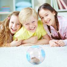 NUOBESTY Pelota de Ejercicio para Hámster Transparente de Bola Deportiva Antideslizante y Fácil de Limpiar Juguete Interactivo para Entrenamiento y Entretenimiento de Mascotas Pequeñas - 1 - Ver 3