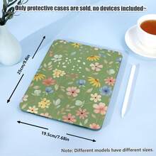 [Vibrant Pad Case] Durable Faux Leather 360° Rotating Pad Case | Vibrant Floral & Cocktail Design, Perfect For Air 6, 5, 4, And Pad 10, Pad 11 2025, Pad Air 11/13 2025 M3, Pad Air (M2) 11/13 Inch, Pad Air 4/5/6 10.9inch, Pad Pro 11 Inch, Pad Pro 12.9 Inch, Pad 10.2 Inch, Pad 9th/10th Generation And Other Models, Ideal For Travel & Relaxation