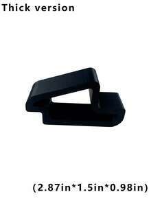 3个装重型3D打印门挡，带轨道锁 | 防滑门楔，易于安装/拆卸，室内/室外通用 - 适用于推拉门、阳台、露台、办公室 - （橙色/灰色/黑色），门挡，露台安全，独特几何设计，塑料材质，抓力牢固，结构坚固，家居安全 - 彩色 - 查看 30