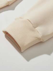 Unisex "Red Bull Racing X Mobil 1" F1 Team Print Hooded Sweatshirt With Pockets - Comfortable And Soft For Autumn/Winter Streetwear - Màu be - Xem 3