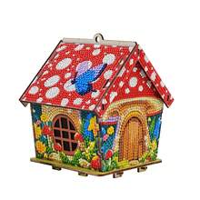 DIY Sunflower Wooden Diamond Painting Puzzle 3D Cottage - Desktop Decor Ornament Craft Kit - Multicolor - View 15