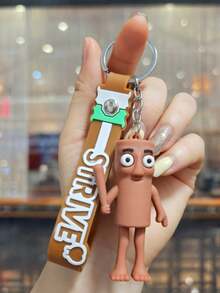 Y2K Italian Brain Rot Animal Keychains, Cute Hanging Decorations, Funny Cartoon Character Pendants, Creative Small Gifts, Bag Charms, Best Friend And Couple Gifts, Car Accessories, Gothic Bag Accessories, ID Card Holder Lanyard, Car Accessory Bags, Charms, Christmas Car, Teacher/Sister Gift Ideas (Keychain Color Random) - Multicolor - View 13