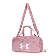 Under Armour UA Loudon XS Large Capacity Training Fitness Handbag, Simple Travel Camping Crossbody Bag, 1360461-697 - Pink - View 1