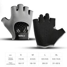 Kyncilor Găng tay tập gym Weightlifti không ngón dành cho nam và nữ tập thể hình Găng tay thể thao đạp xe chống trượt thoáng khí - Nhiều màu - Xem 12