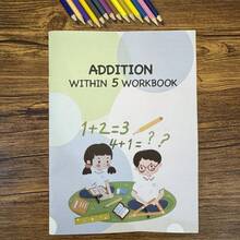 1 Book Addition Practice Within 5 - A Helpful Tool For Home And School Education - White - View 1