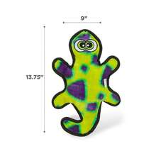 Outward Hound Durablez Medium Gecko Stuffing-Free Squeaky Pl 11ush Dog Toy For Puppies & Dogs - Interactive, Soft Yet Tough, No Mess, Jumbo Squeaker, Long-Lasting Play, 13.75 Inch, Multicolor,Medium(Packof1),GreenGecko - GreenGecko - Xem 7