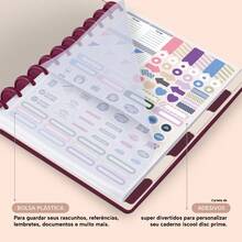 Disco Notebook + Iscool Hardcover 140 Sheets Smart Solid Colors - Redwood - View 4