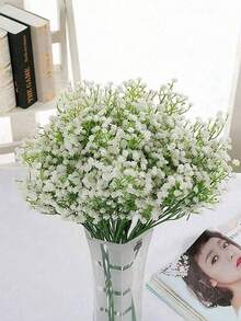 Buquê de 1 ou 10 lírios-de-cálice brancos artificiais, ideal para decoração de casa, mesa, arranjos florais DIY, decoração de casamentos e festas, decoração de jardins e áreas externas, casamentos, festas e ambientes em geral. - Branco - Ver 6