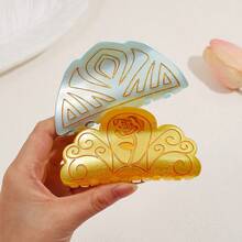 1个/5个装优雅皇冠发爪——多功能发饰,适合固定头发、装饰发型,是一款时尚新潮的发饰和小饰品,是情人节送给女朋友的理想礼物。女士发饰时尚爪夹优雅发夹休闲发夹沙滩发夹夏季度假发夹 - 彩色 - 查看 8