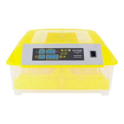 Incubadora Inteligente 48 Huevos Deco Hogar Control Digital Temperatura Automática Granja Profesional