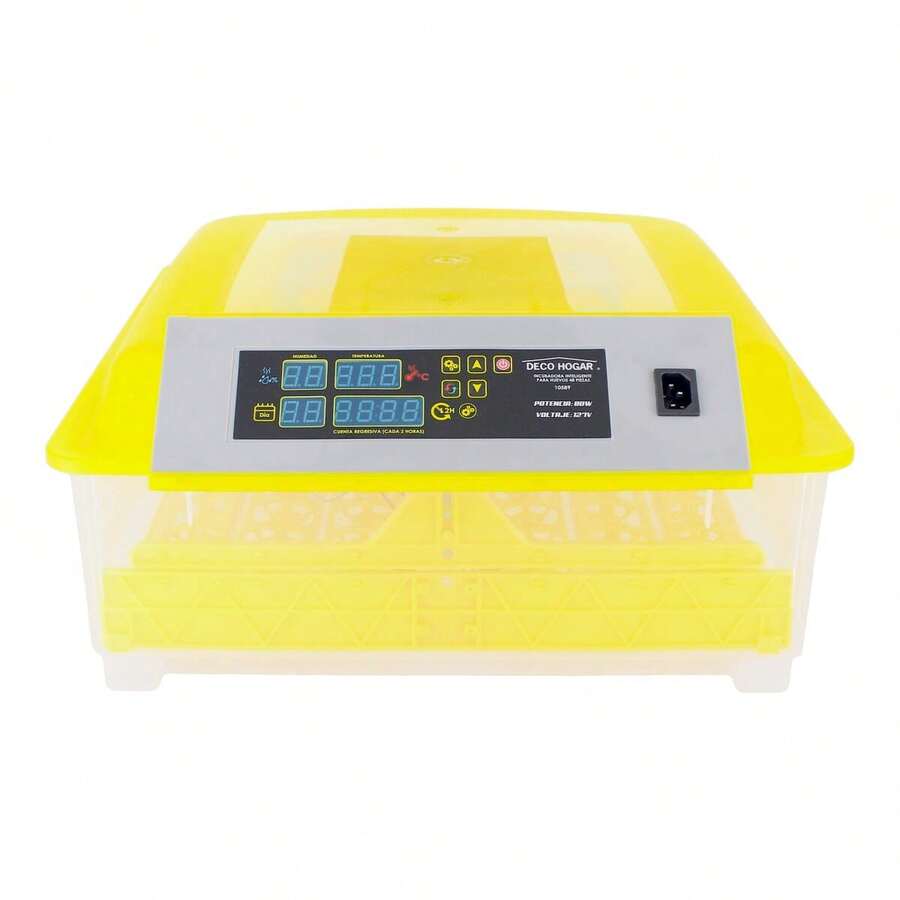 Incubadora inteligente para 48 huevos 10589 DECO HOGAR - Amarillo - Ver 1