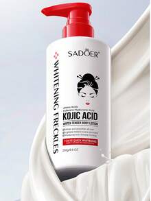 SADOER 250g 亮白身体乳液，保湿和平滑干性和油性皮肤，适合皮肤、身体和腋窝和肘部等敏感部位 - 250ml - 查看 6