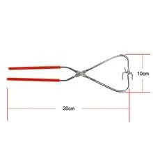 不锈钢陶瓷浸釉钳，1件装，用于陶艺和陶瓷工艺的无釉泥塑料釉夹工具 - 紅色 - 查看 7
