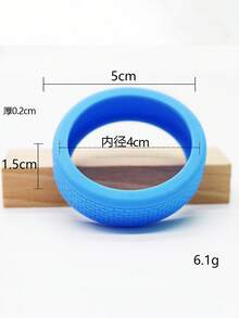 8个硅胶行李箱轮保护套，静音减震轮套，运动风格旅行配件 - 易于安装和清洁（直径5厘米） - 彩色 - 查看 10