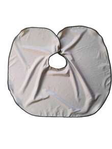 Profesjonalny fartuch do strzyżenia w domu i peleryna antypoślizgowa – biały/czarny/różowy/szary, z regulowaną peleryną do stylizacji włosów, odpowiedni do samodzielnego strzyżenia i stylizacji w salonie (przeznaczony dla klientów i stylistów fryzur)