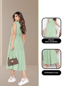 Maria do Luxo Women Two-piece Outfits - Mint Green - View 2