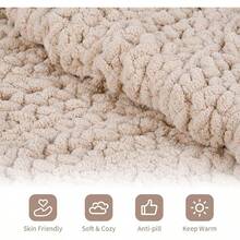 8 Packs Jumbo Chenille Chunky Yarn, 2045g 72oz 245 Yards 224m Crocheting Knitting, Handcrafts Blanket Yarn White, 8 Pack - Gói 8 + Hoa hồng nhạt - Xem 5