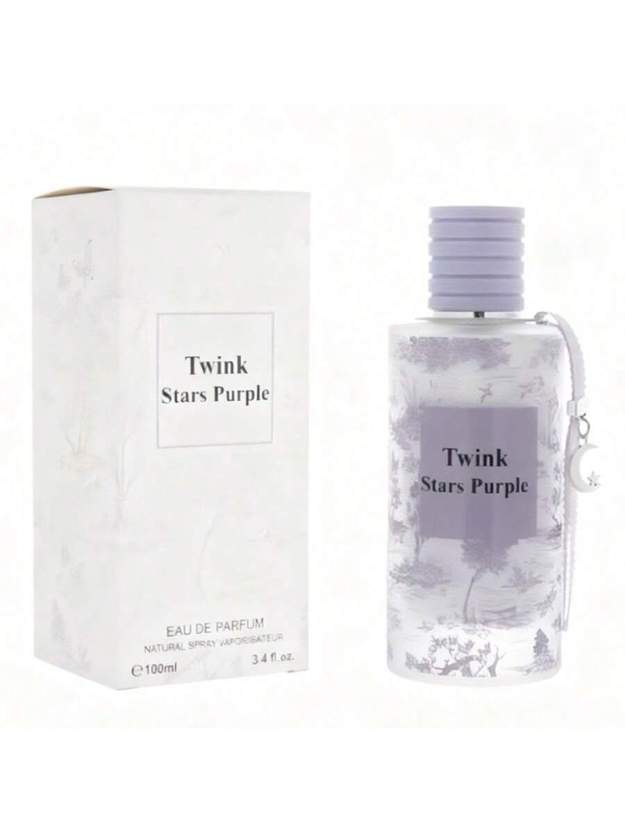 Twink Stars Purple Eau de Parfum 100ml - Perfume Femenino con Diseño Morado Soñador, Fragancia Floral Dulce para Mujeres