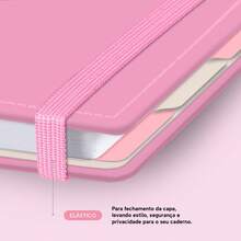Disco Notebook + Iscool Hardcover 140 Sheets Smart Solid Colors - Pink - View 10