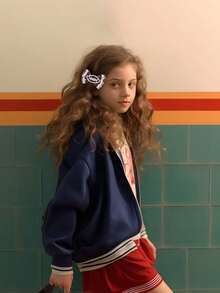 2个足球迷发夹，女孩足球主题发夹，适合送给足球爱好者的礼物 - 彩色 - 查看 6