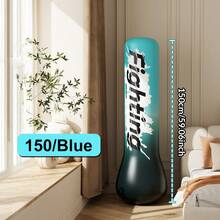 1 pieza Bolsa de columna de boxeo inflable, Bolsa de boxeo inflable para alivio del estrés deportivo, para liberar emociones reprimidas y entretenimiento fitness, Columna de boxeo interactiva para adultos - B - Ver 10