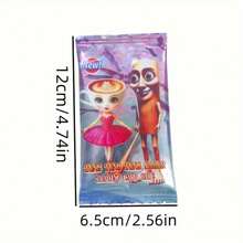 288 szt./36 paczek, 48 szt./6 paczek Oficjalna włoska kolekcja kart Brain Worm, Tralalero Tallala i Tung Tung Tung Sahur, rzadkie losowe paczki ze złotą folią - Wielokolorowe - Zobacz 7