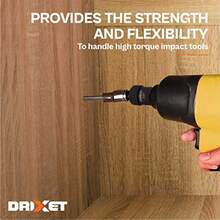 Impact Swivel Socket Set - 1/2 3/8 and 1/4 Swivel Socket Set - Universal Joint Socket for Hard-To-Reach Angles - Premium Cr-Mo Steel Flexible Socket Extension Set - Rust Resistant - Drixet - como en la foto - Ver 7