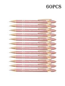 12/24/60/600pcs Personalized Pens, Back To School Supplies,Custom Business Engraver Pens Ballpoint, Personalized Pens With Name,Customized Stylus Pens For Touch Screens,Retractable Writing Ball Pen, Office School Gifts For Women/Men,Office Decor,Elegant Living - Rose Gold - View 13