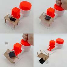 3D Printed "Angry Man" Model Figurine Ornament