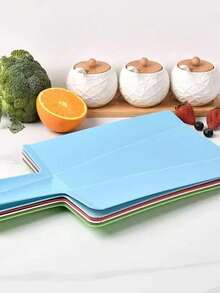 Foldable Cutting Board, Easy To Store Chopping Board, Folding Food Prep Board For Fruits & Vegetables, Home Kitchen Use - Multicolor - View 5