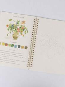 1PC Watercolor Workbooks Coloring Book Multiple Options Available Easy Nature Scenes Paint Art Crafts Beginner Friendly Painting Kit Exploration Adults Teens - Nhiều màu - Xem 8