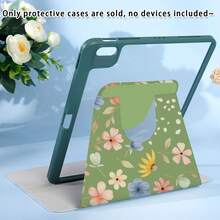 [Vibrant Pad Case] Durable Faux Leather 360° Rotating Pad Case | Vibrant Floral & Cocktail Design, Perfect For Air 6, 5, 4, And Pad 10, Pad 11 2025, Pad Air 11/13 2025 M3, Pad Air (M2) 11/13 Inch, Pad Air 4/5/6 10.9inch, Pad Pro 11 Inch, Pad Pro 12.9 Inch, Pad 10.2 Inch, Pad 9th/10th Generation And Other Models, Ideal For Travel & Relaxation