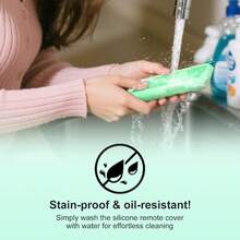 For Roku-Remote-CoverCompatible With All Roku TV Remote Glow In The Dark Silicone Protective Case Blue And Green 2-Pack - Xanh lam và Xanh lục - Xem 7