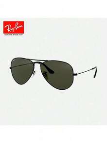 Ray Ban RB3025-L2823 飛行員太陽眼鏡 全面UV保護 抗眩光功能 輕巧框架結構 男女通用多場景適用 黑色 - 黑色 - 查看 2