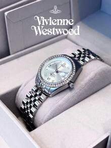 Vivienne Westwood Camberwell Watch In Stainless Steel Blue-Silver - Silver - View 8
